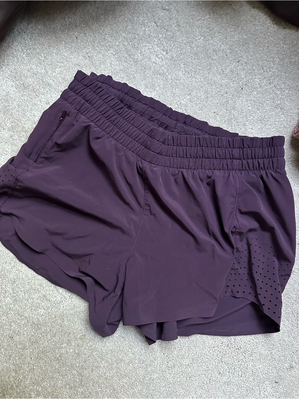 Athleta Plum Athletic Running Shorts